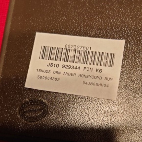 Amber Bumblebee and Honeycomb Pin in 18kt Gold Over Sterling by Ross and Simons - Picture 3 of 16